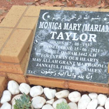 TAYLOR Monica Mary 1937-2021