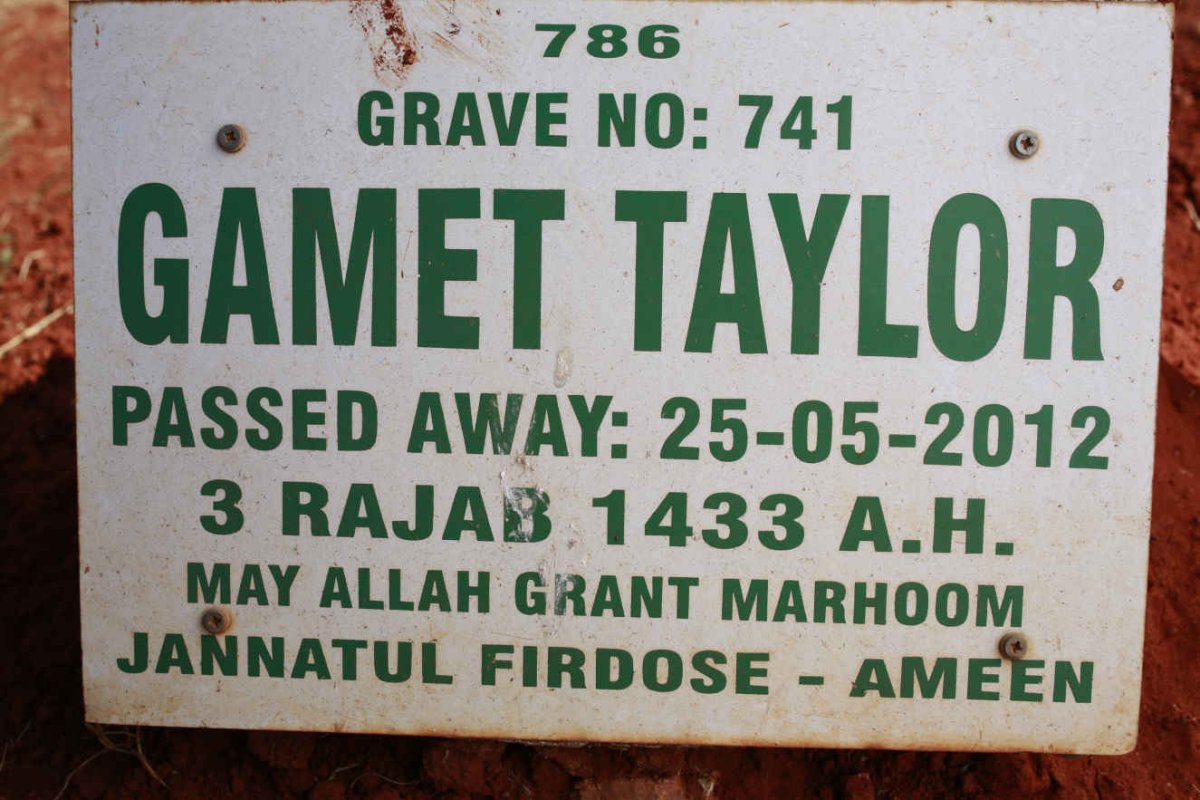 TAYLOR Gamet -2012