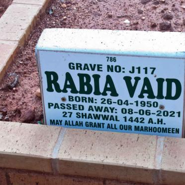VAID Rabia 1950-2021