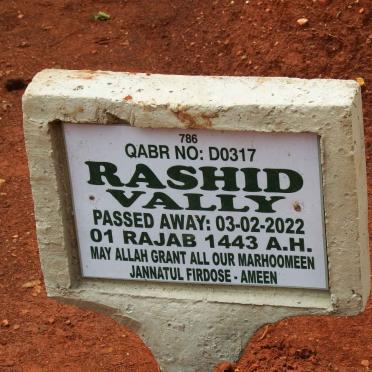 VALLY Rashid -2022