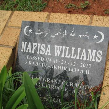 WILLIAMS Nafisa -2017