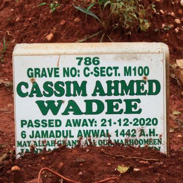 WADEE Cassim Ahmed -2020