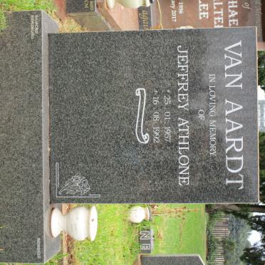 AARDT Jeffrey Athlone, van 1957-1992