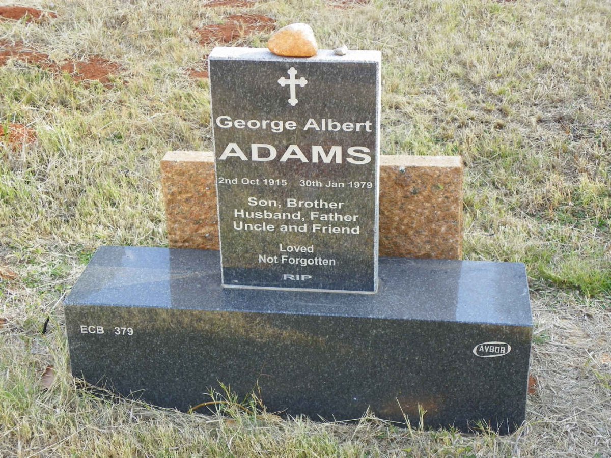 ADAMS George Albert 1915-1979