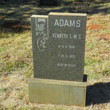 ADAMS Kenneth L.M.C. 1939-1975
