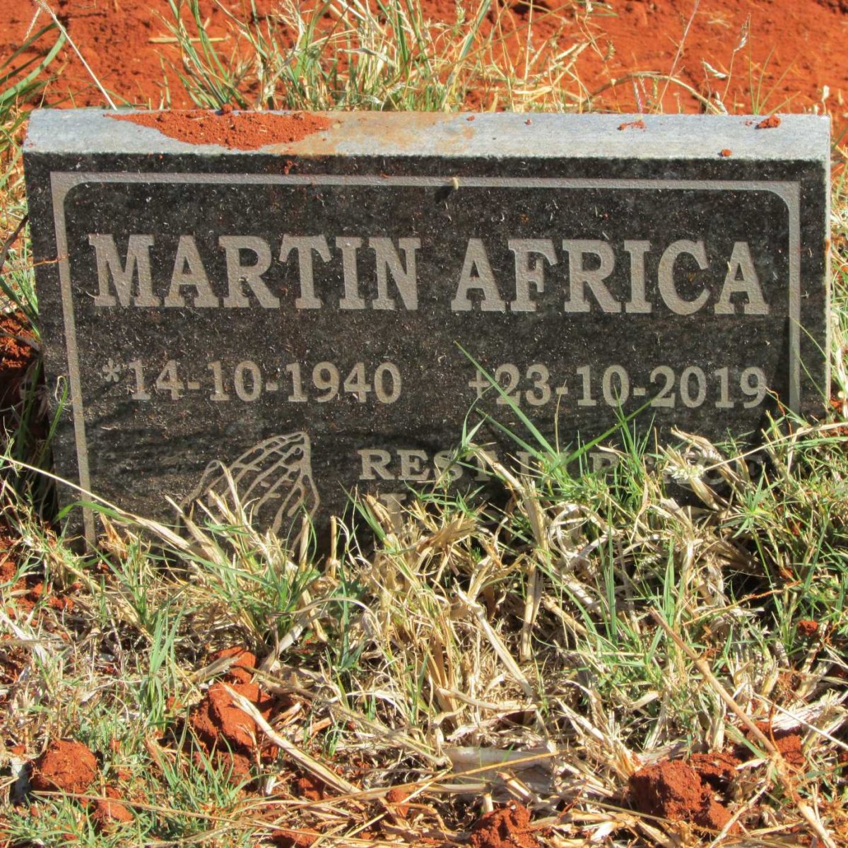 AFRICA Martin 1940-2019