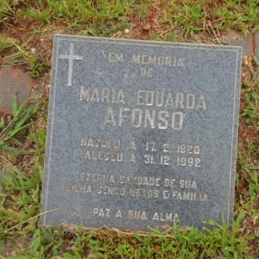 AFONSO Maria Eduarda 1920-1992