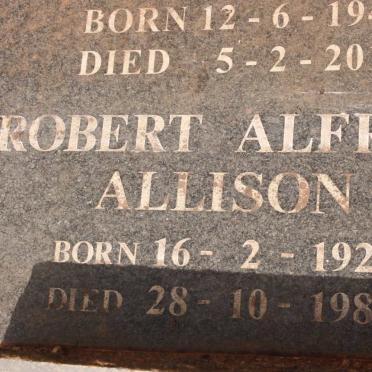 ALLISON Mary Agnes 1889-1949 :: ALLISON Thomas James 1916-2011