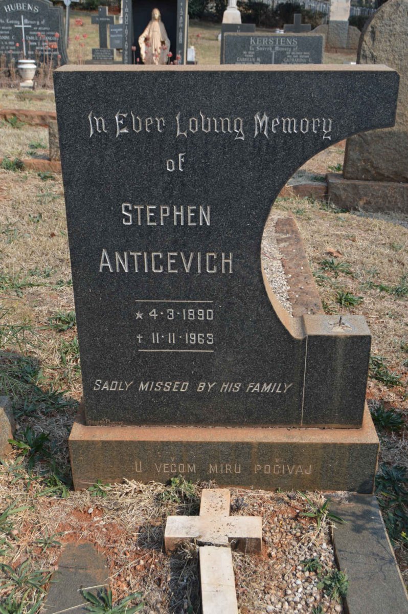 ANTICEVICH Stephen 1890-1963