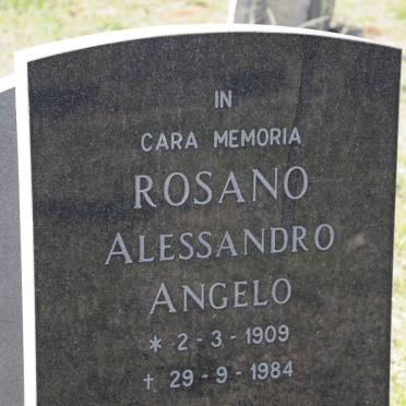 ANGELO Rosano Alessandro 1909-1984