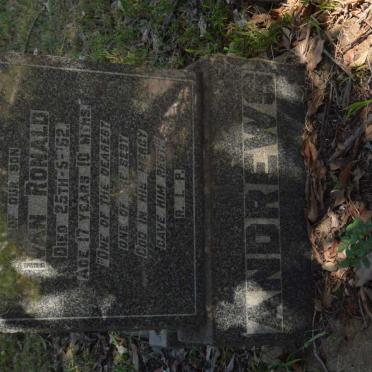 ANDREWS Ivan Ronald -1952 :: LAY Jimmy 1907-1973