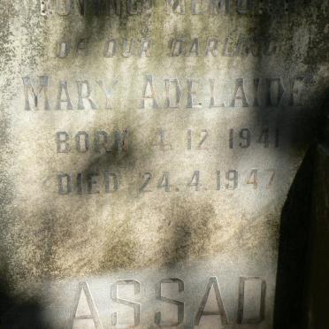 ASSAD Mary Adelaide 1941-1947