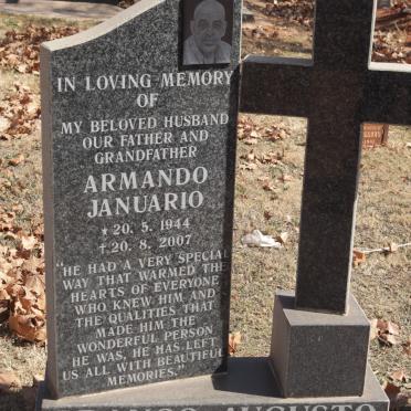 AUGUSTO Armando Januario, BRANCO 1944-2007