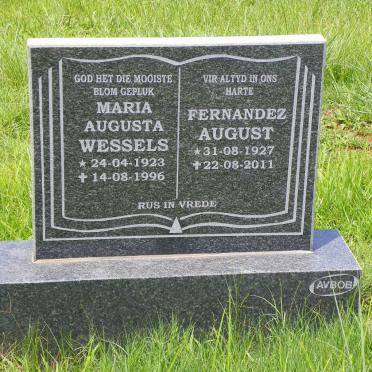 AUGUST Fernandez 1927-2011 :: WESSELS Maria Augusta 1923-1996