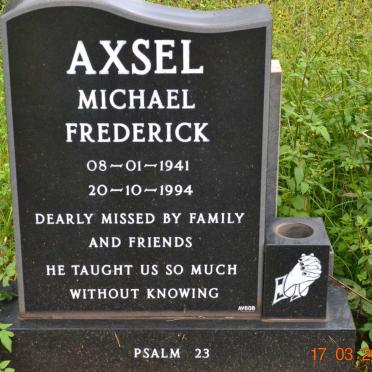 AXSEL Michael Frederick 1941-1994