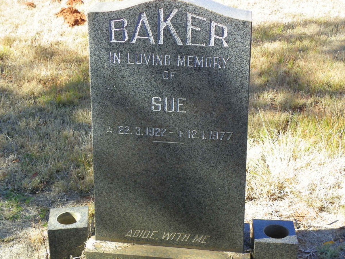 BAKER Sue 1922-1977