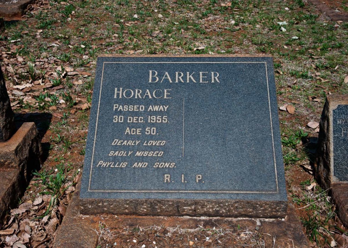 BARKER Horace -1955