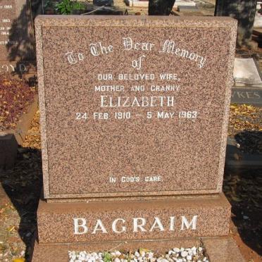 BAGRAIM Elizabeth 1910-1963