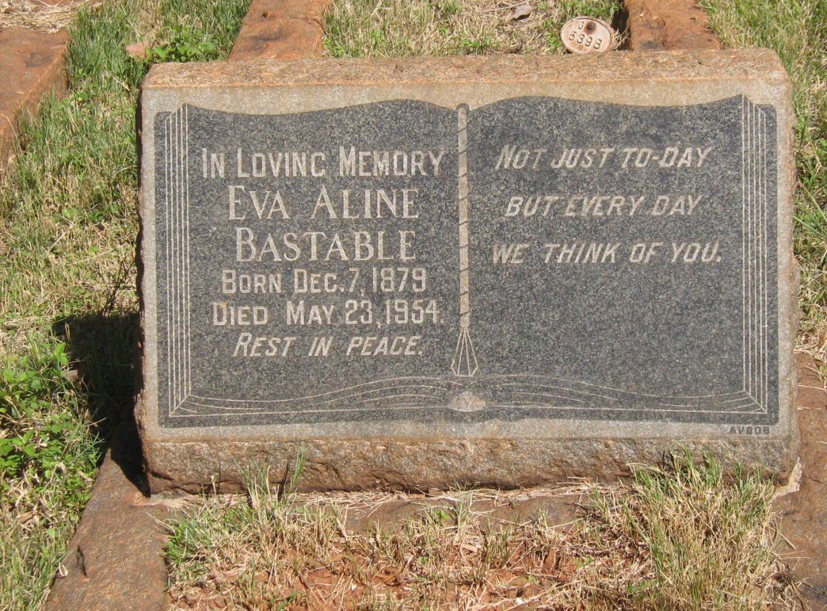 BASTABLE Eva Aline 1879-1954