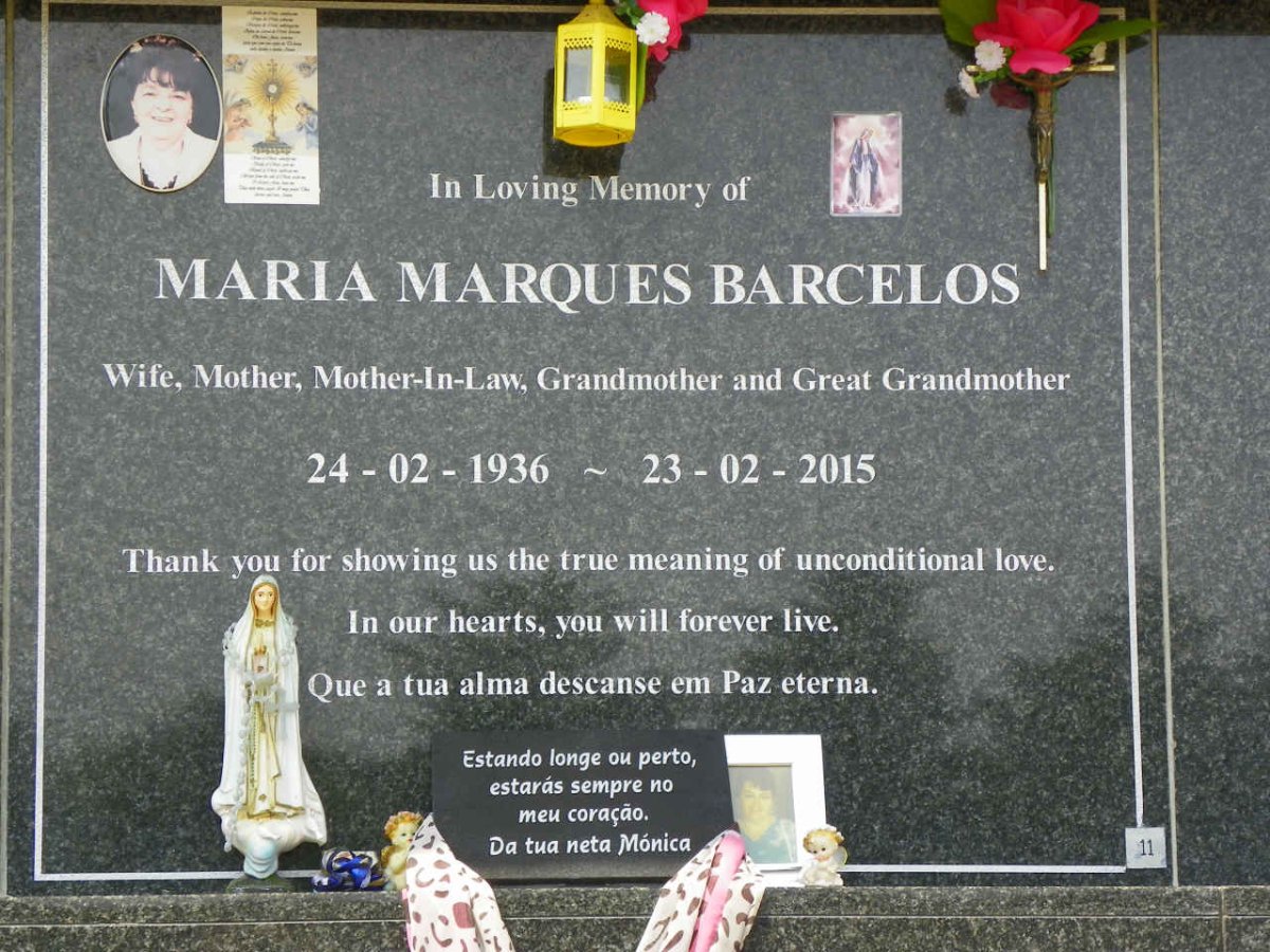 BARCELOS Maria Marques 1936-2015