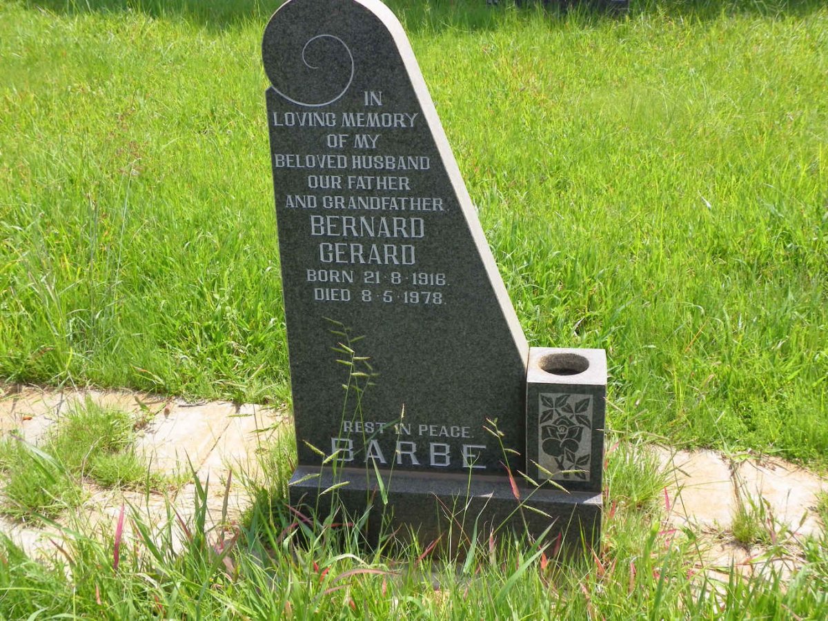 BARBE Bernard Gerard 1916-1978