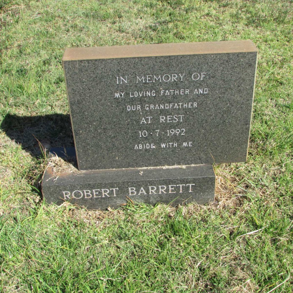 BARRETT Robert -1992