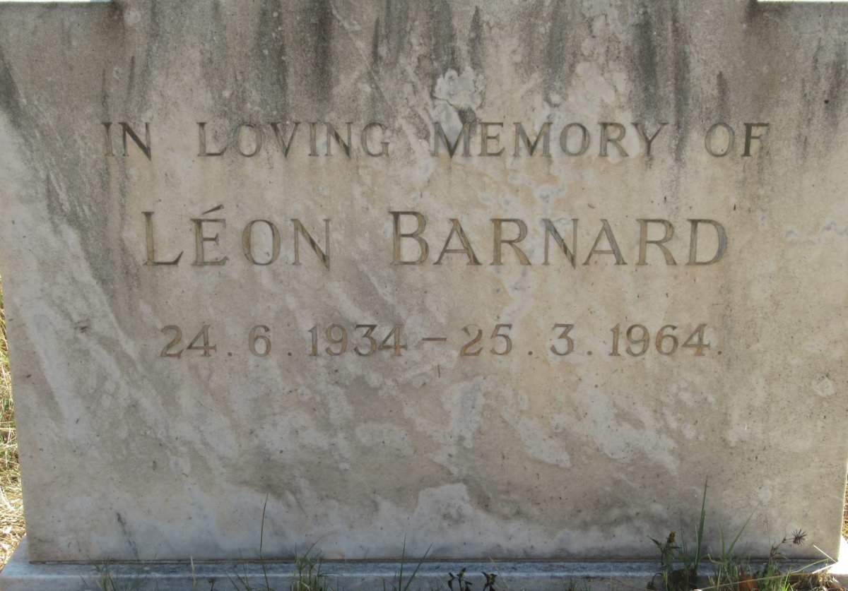 BARNARD Leon 1934-1964