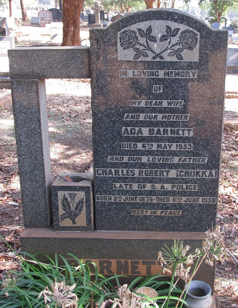 BARNETT Charles Robert 1879-1958 &amp; Ada -1953