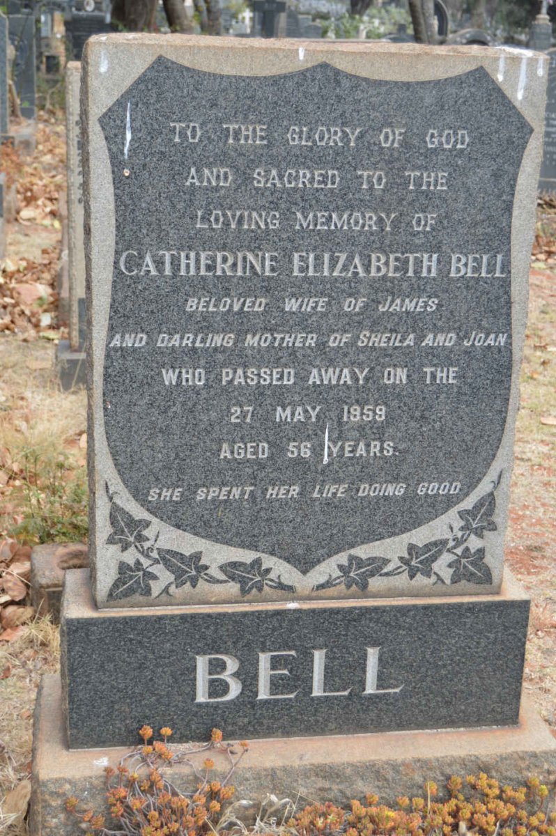 BELL Catherine Elizabeth -1959