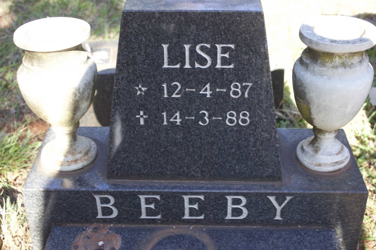 BEEBY Lise 1987-1988