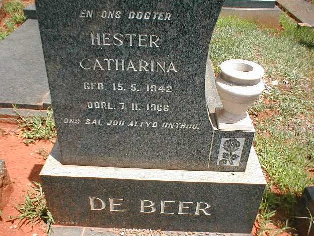 BEER Hester Catharina, de 1942-1966