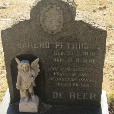 BEER Barend Petrus, de 1970-1970