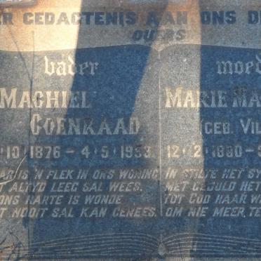 BEKKER Machiel Coenraad 1876-1953 &amp; Marie Magdalena VILJOEN 1880-1960