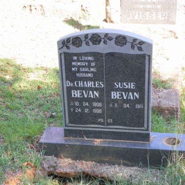 BEVAN Charles 1908-1998 &amp; Susie 1916-