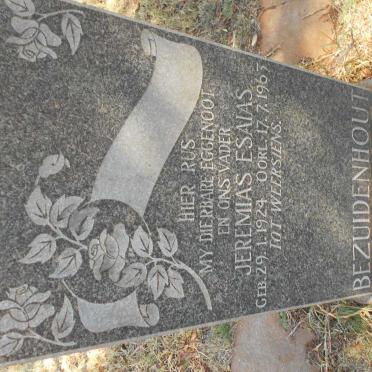 BEZUIDENHOUT Jeremias Esaias 1924-1963