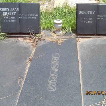 BEUKES Christiaan Ernest 1928-1990 &amp; Dorothy 1926-1989