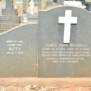 BEVERLEY James John 1886-1956 &amp; Kitty -1978