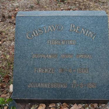 BENINI Gustavo 1900-1961