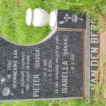 BERG Pieter, van den 1916-1995 &amp; Isabella 1916-