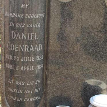BERG Daniel Coenraad, van den 1923-1964
