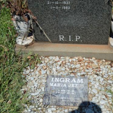 BEZUIDENHOUT Theresa 1927-1982 :: INGRAM Maria Jezus 1958-2007