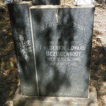 BEZUIDENHOUT Frederick Edward -1946