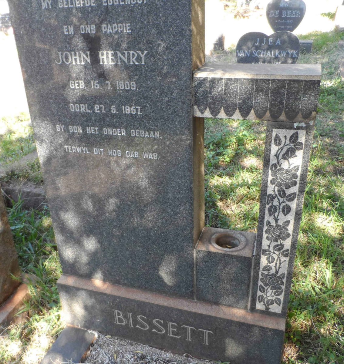 BISSETT John Henry 1909-1957
