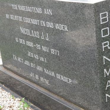 BORNMAN Nicolaas J.J. 1906-1977