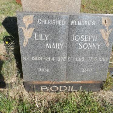 BODILL Joseph 1913-1982 &amp; Lily Mary 1909-1972