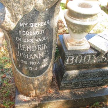 BOOYSEN Hendrik Johannes 1928-1965