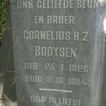 BOOYSEN Cornelius H.Z. 1926-1964