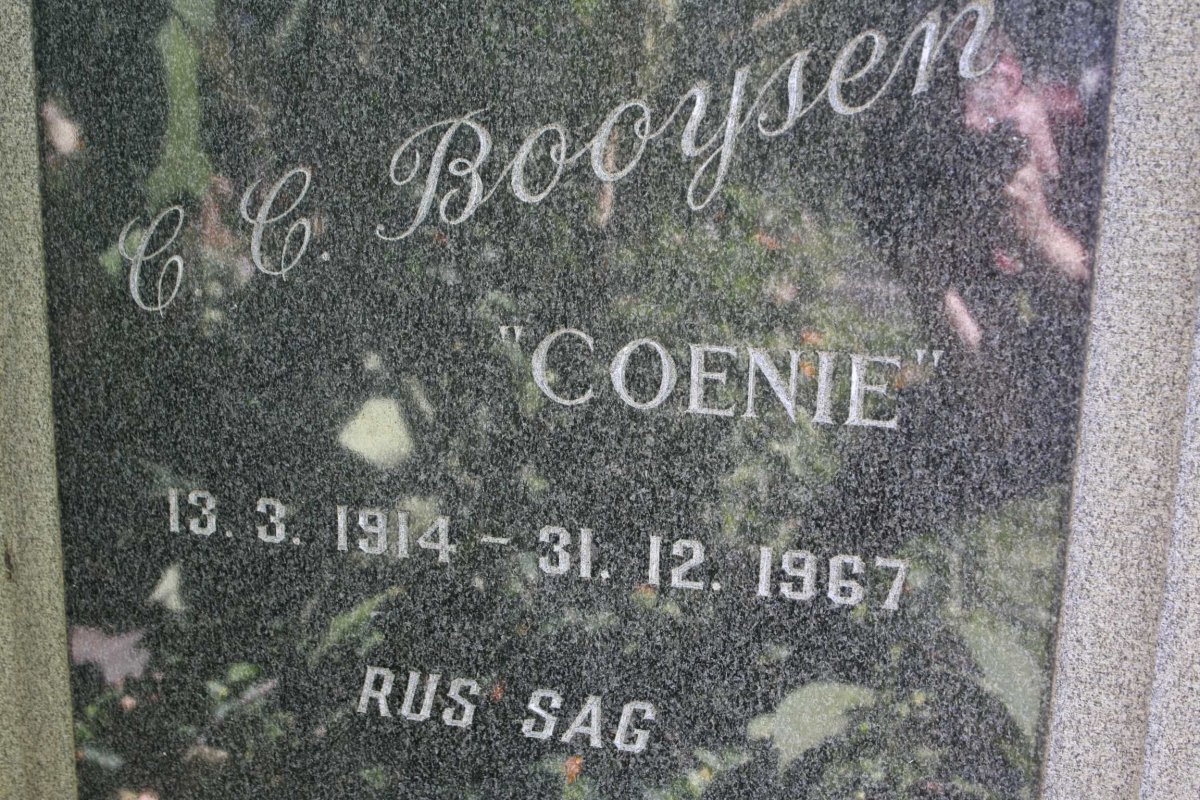 BOOYSEN C.C. 1914-1967