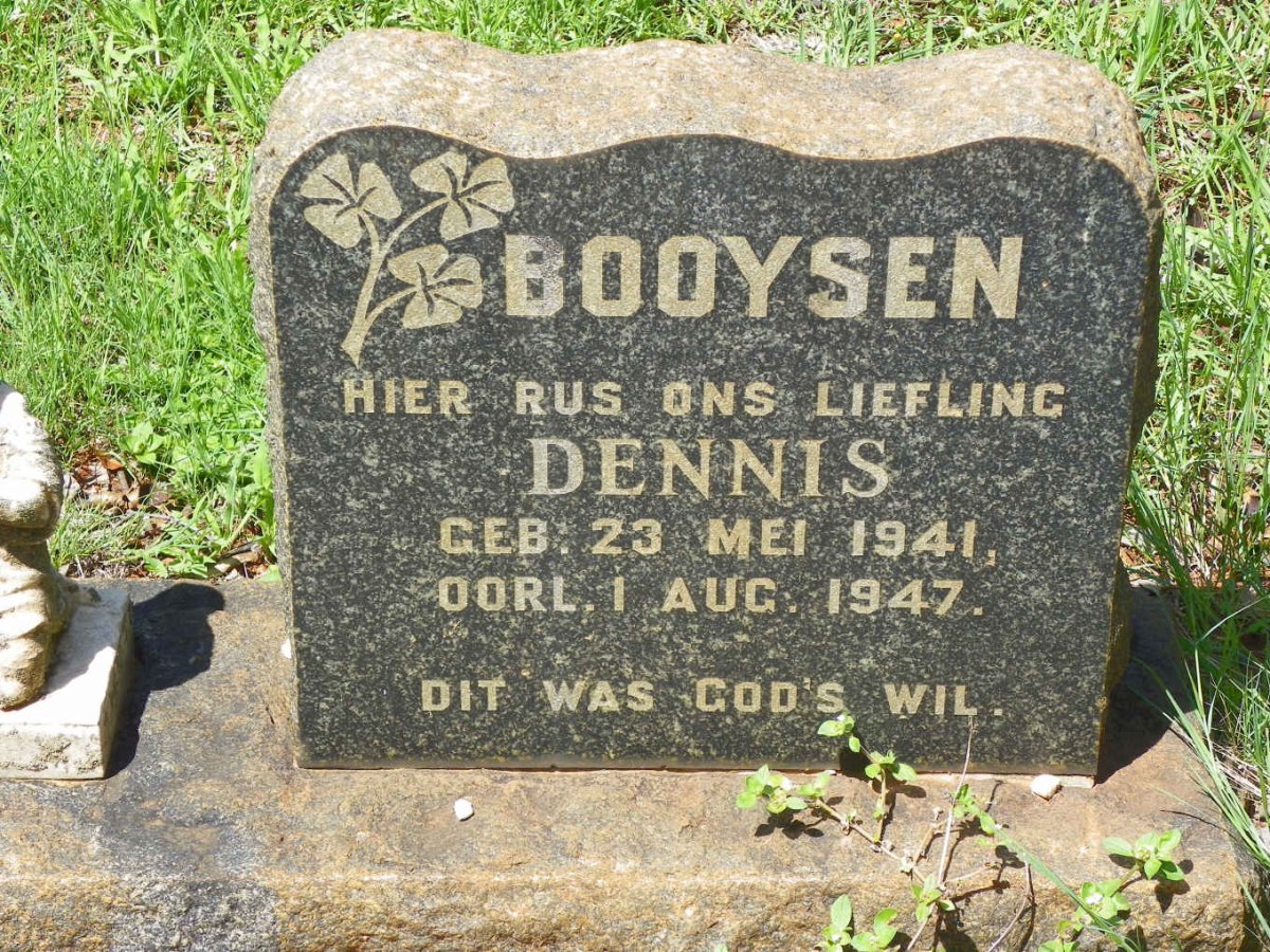 BOOYSEN Dennis 1941-1947