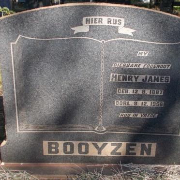 BOOYZEN Henry James 1887-1956